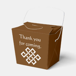 Chinesische Eleganz in Schokolade Gefallen Box Geschenkschachtel