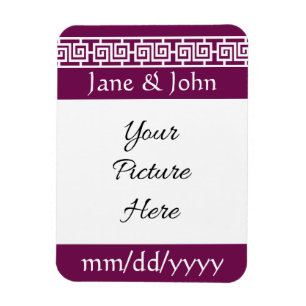 Chinesische Eleganz in Wein Save-the-Date Magnet