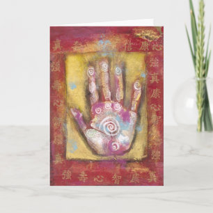 Chinesische Energie-Hand Karte