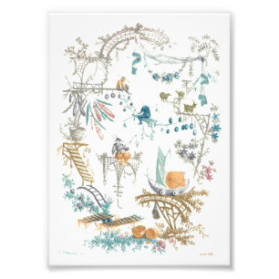 Chinesische Erweiterung des arabischen Fotos Fotodruck