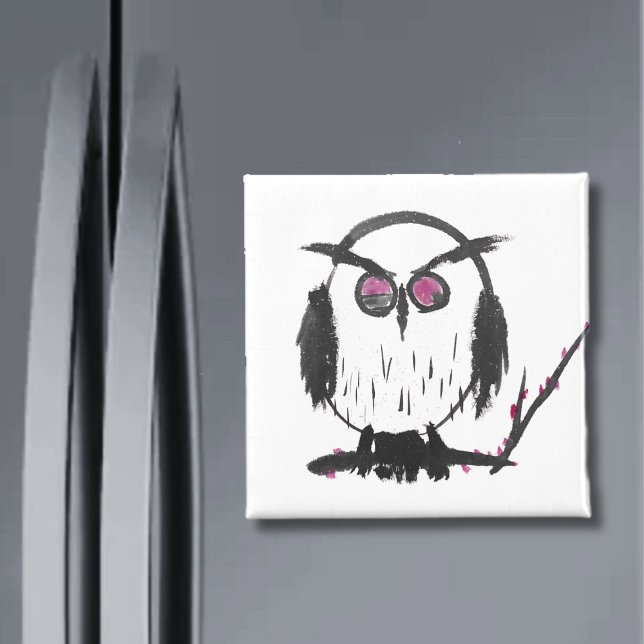 Chinesische Eule - Magnet (Von Creator hochgeladen)