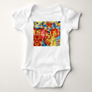 Chinesische Feiern Baby Strampler
