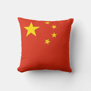 Chinesische Flagge Amerikanisches MoJo-Pillow Kissen