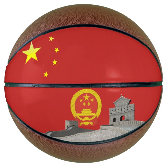 Chinesische Flagge Basketball (Vorderseite)