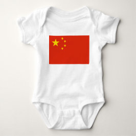 chinesische Flagge (China) Baby Strampler