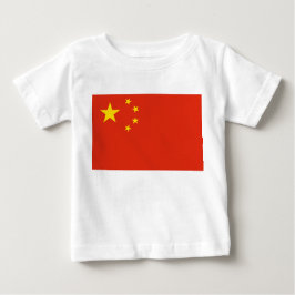 chinesische Flagge (China) Baby T-shirt