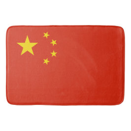 Chinesische Flagge (China) Badematte