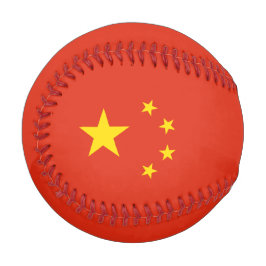 chinesische Flagge (China) Baseball