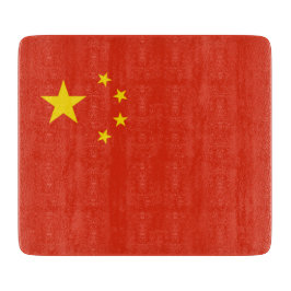 Chinesische Flagge (China) Schneidebrett