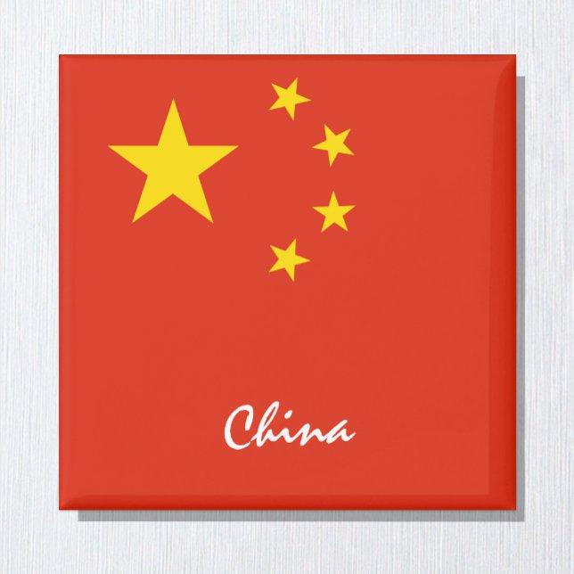 Chinesische Flagge & China / Sport Magnet (Von Creator hochgeladen)