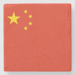 chinesische Flagge (China) Steinuntersetzer