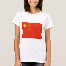 chinesische Flagge (China) T-Shirt