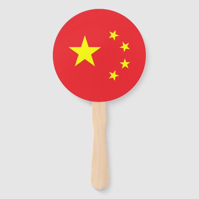 Chinesische Flagge Fächer (Vorderseite)