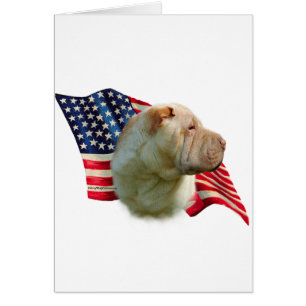 Chinesische Flagge für Shar-Pei