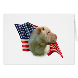 Chinesische Flagge für Shar-Pei