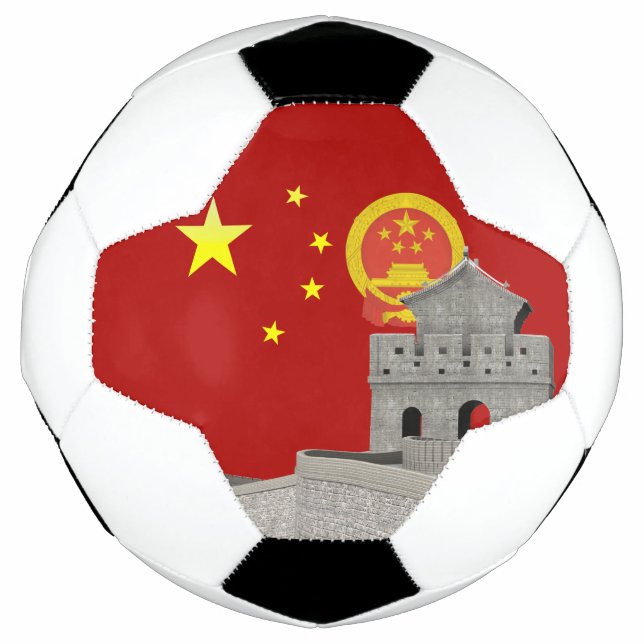 Chinesische Flagge Fußball (Vorderseite)