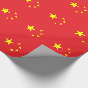 Chinesische Flagge Geschenkpapier