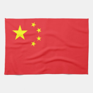 Chinesische Flagge Geschirrtuch