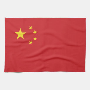 Chinesische Flagge Geschirrtuch