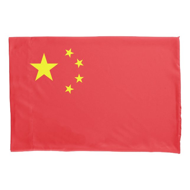 Chinesische Flagge Kissenbezug (Vorderseite)