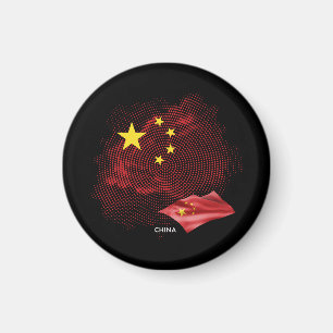 Chinesische Flagge Magnet