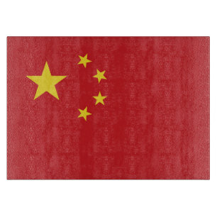 Chinesische Flagge Schneidebrett