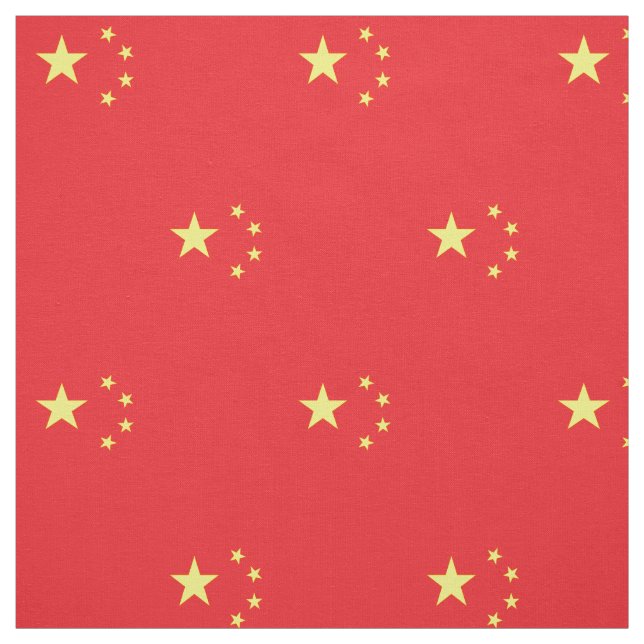 Chinesische Flagge Stoff (Muster)