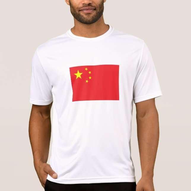 Chinesische Flagge T-Shirt (Vorderseite)