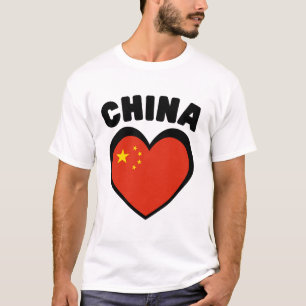Chinesische Flagge T-Shirt