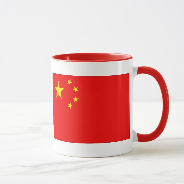 Chinesische Flagge Tasse (Rechts)