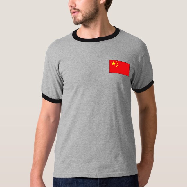 Chinesische Flaggen-T - Shirts und Geschenke (Vorderseite)