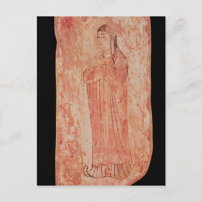 Chinesische Frau mit nestorianischer Note Postkarte (Vorderseite)