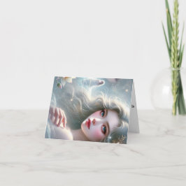 Chinesische Frauenkarte Tang. Feiertagskarte