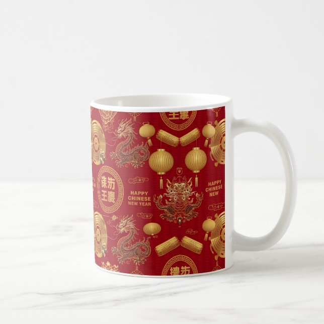 Chinesische Geschenkidee für ein neues Jahr Kaffeetasse (Rechts)