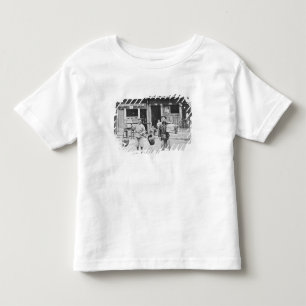 Chinesische Hawkers, c.1870 (b/w Foto) Kleinkind T-shirt