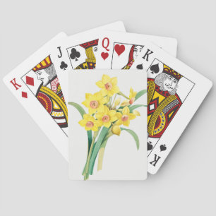 Chinesische Heilige Lilie, Pierre-Joseph Redouté,  Spielkarten