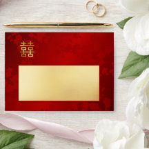 Chinesische Hochzeit Gold Rot