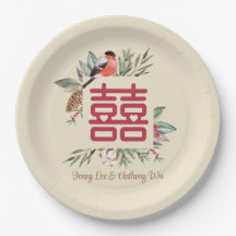 Chinesische Hochzeit mit zeitgemäßem doppeltem Glü