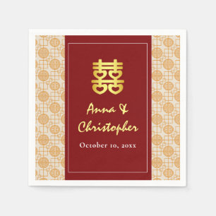 Chinesische Hochzeit peranakan Serviette