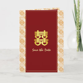 Chinesische Hochzeit zweisprachig peranakan gefalt Einladung