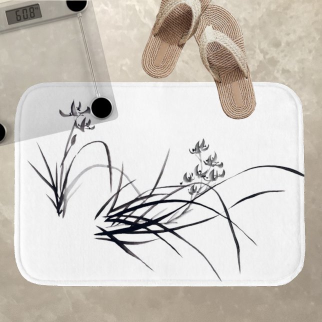 Chinesische Iris im Frühling Badematte (Von Creator hochgeladen)