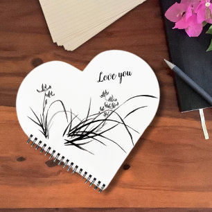 Chinesische Iris im Frühling Notizbuch