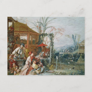 Chinesische Jagd, c.1742 Postkarte