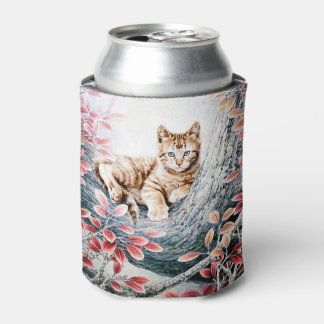 Chinesische Katze in Baumkronen Dosenkühler