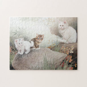 Chinesische Katzen-Kunst Puzzle