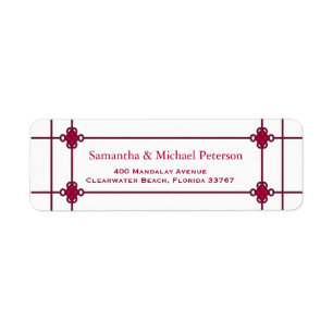 Chinesische Knots-Hochzeitadresse