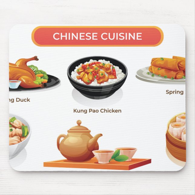 Chinesische Küche Mousepad (Vorne)
