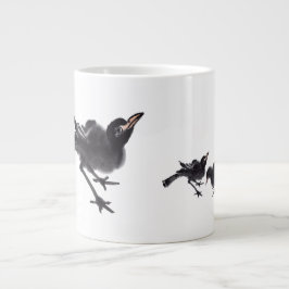 Chinesische Kunst mit Vogelmotiv Jumbo-Tasse