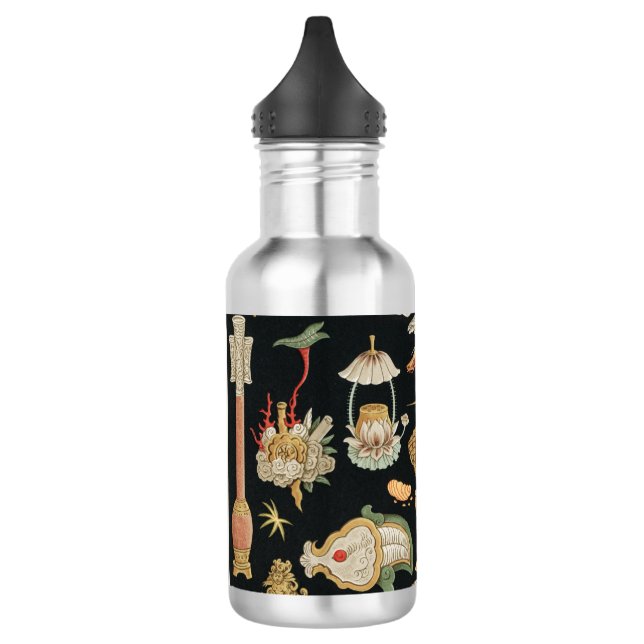 Chinesische Kunstflasche Edelstahlflasche (Links)