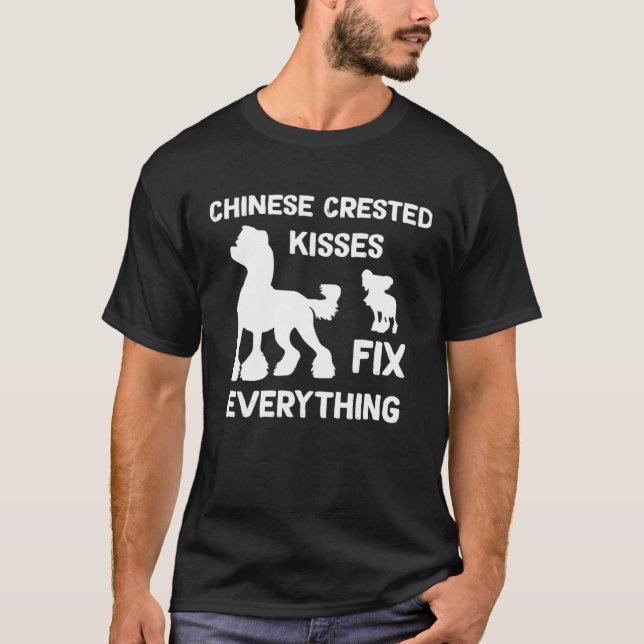 Chinesische Küsse reparieren alles Chinesische Cre T-Shirt (Vorderseite)